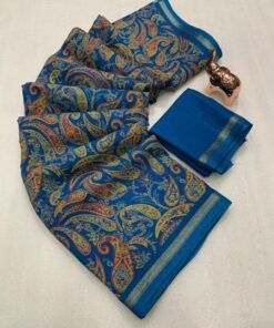 Printed Georgette Saree